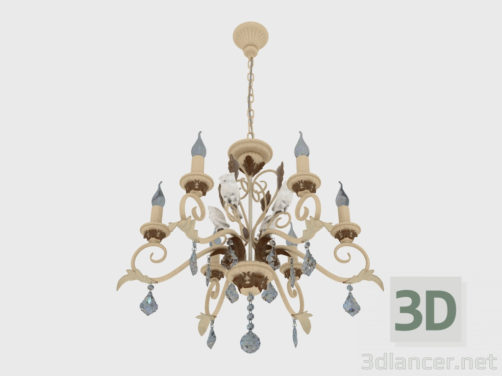 Modelo 3d Candelabro ATHENA (ARM777-06-WG) - preview