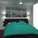 3d model Simple bedroom - preview