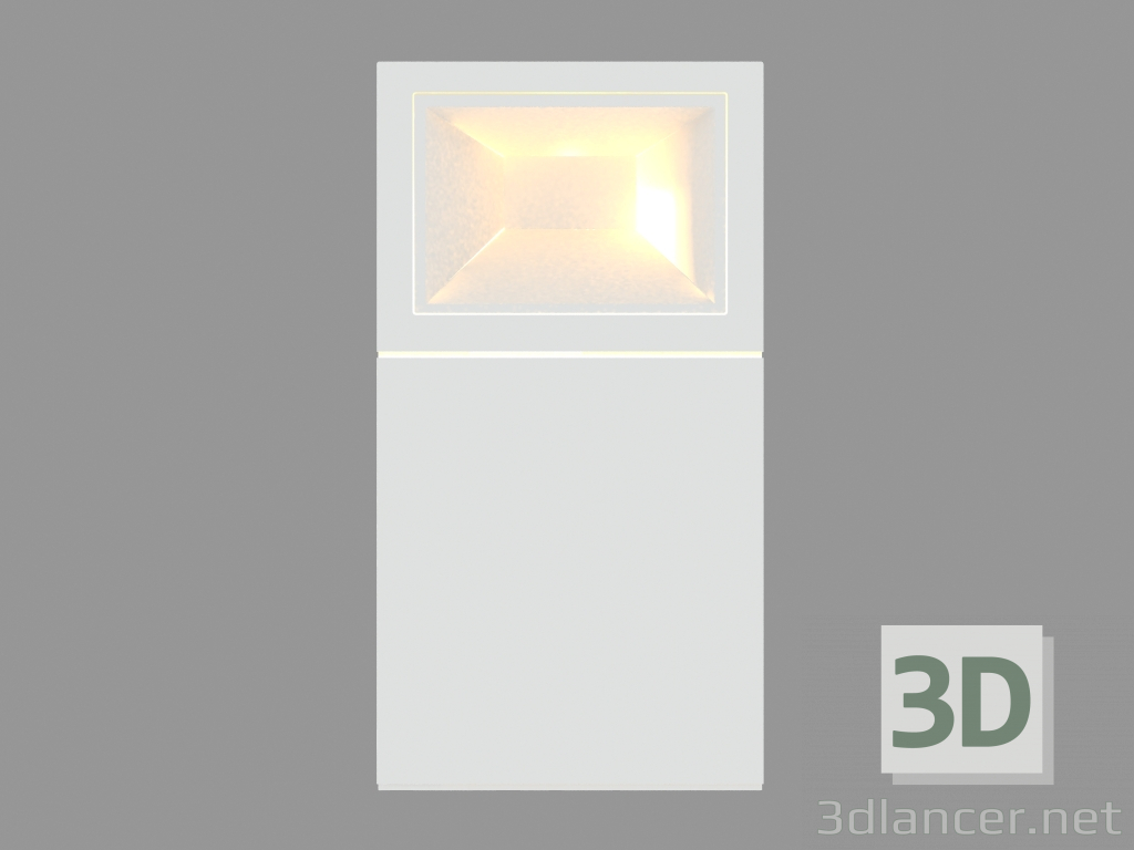 3d model Columna de luz MEGACUBIKS 4 VENTANAS 45 cm (S5371) - vista previa