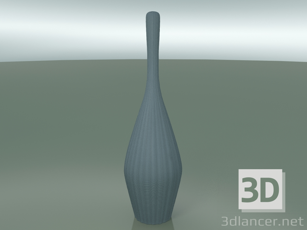 modello 3D Lampada da terra (Bolla XL, blu) - anteprima