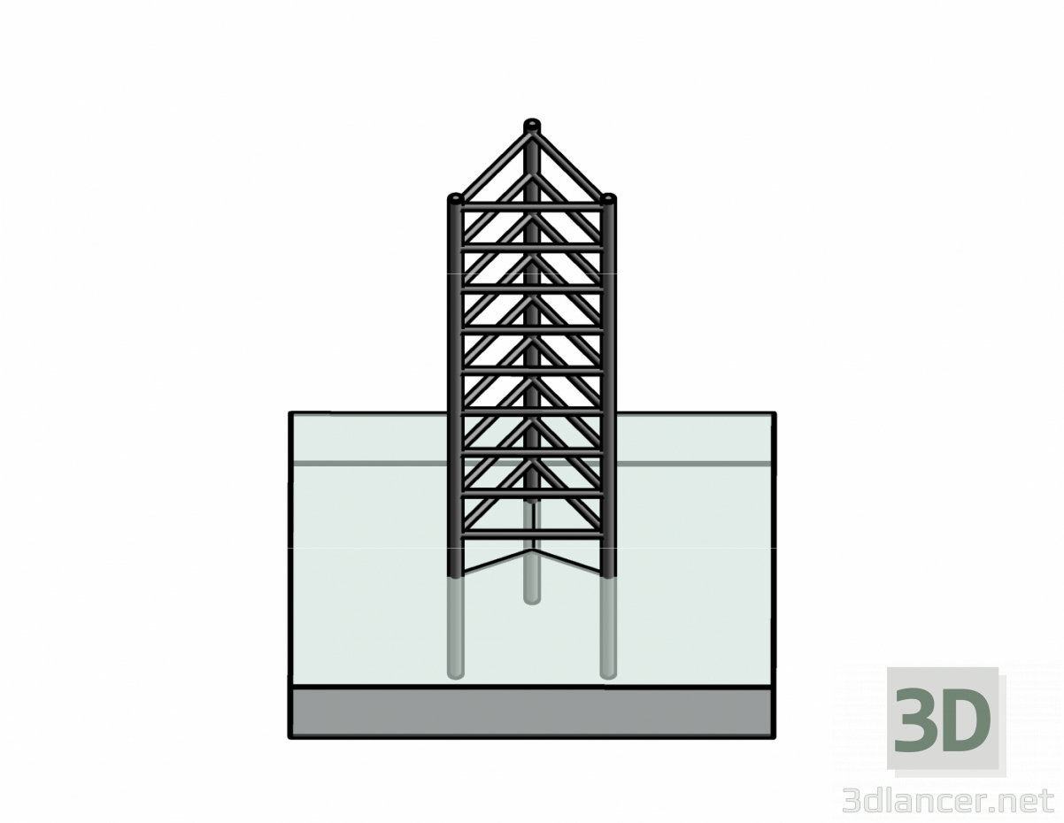 3D modeli İsveççe wall_4 - önizleme