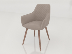 Silla Anita (beige-roble)