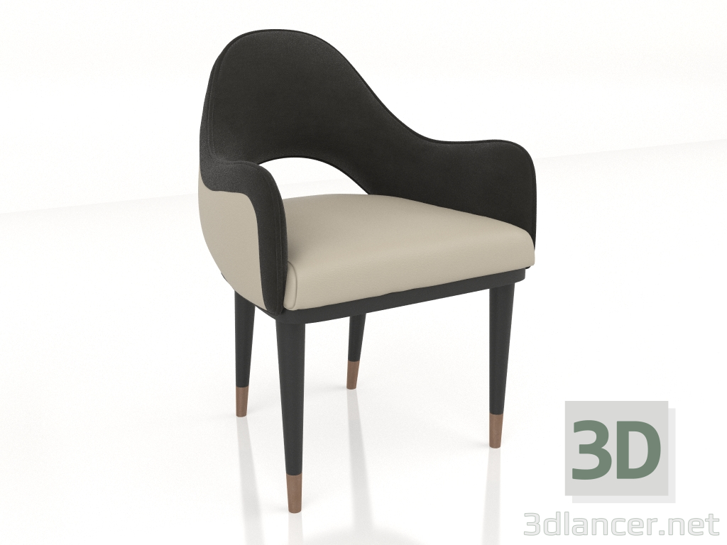 modello 3D Sedia (S514) - anteprima