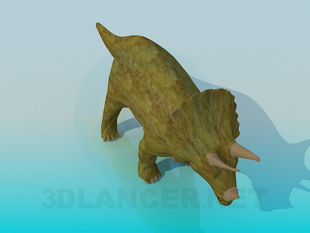 modello 3D Dinosauro - anteprima