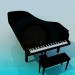 Modelo 3d Piano - preview