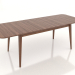 3d model Dining table 2100x800 mm (light walnut) - preview