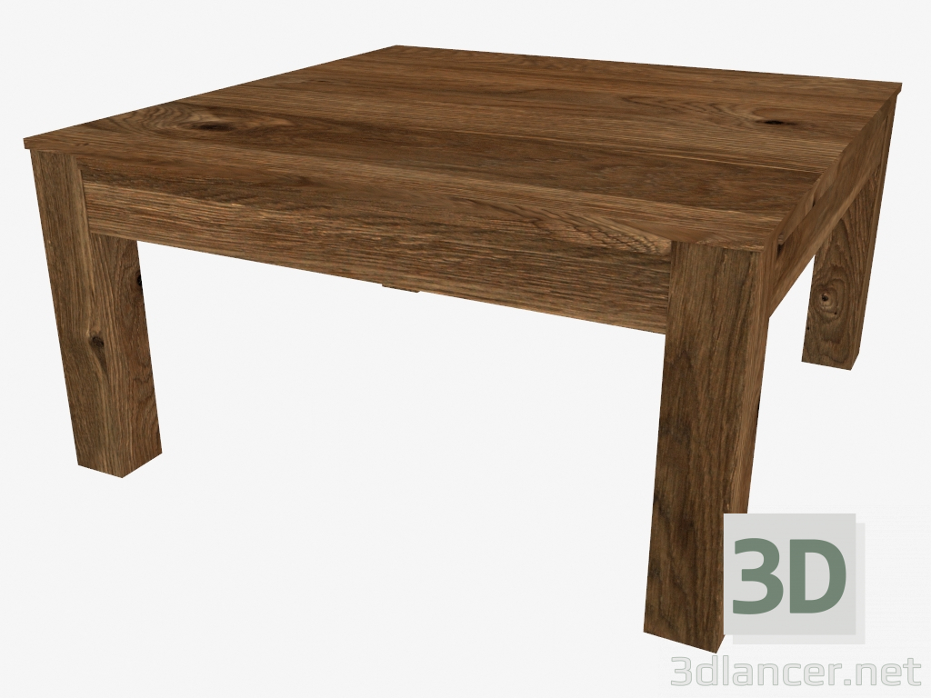 3D Modell Couchtisch groß (90 x 45 x 90 cm) - Vorschau