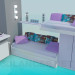 3d model conjunto de muebles - vista previa