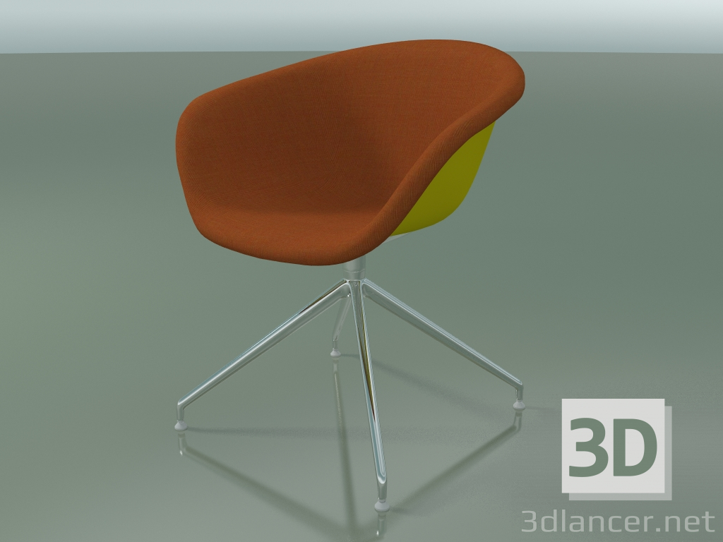 modello 3D Sedia 4216 (su cavalcavia, girevole, con rivestimento frontale, PP0002) - anteprima