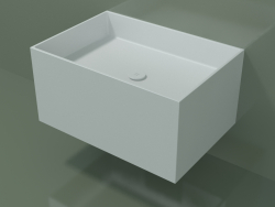 Wall-mounted washbasin (02UN42301, Glacier White C01, L 72, P 50, H 36 cm)