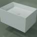 modello 3D Lavabo sospeso (02UN42301, Glacier White C01, L 72, P 50, H 36 cm) - anteprima