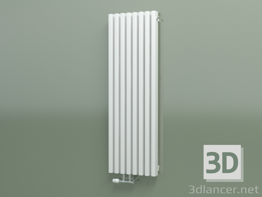 3d model Vertical radiator RETTA (8 sections 1200 mm 60x30, white glossy) - preview