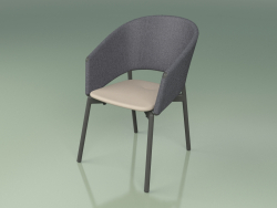 Fauteuil confort 022 (Metal Smoke, Gris, Polyuréthane Résine Mole)