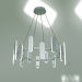 3d model Pendant lamp 90206-16 (chrome) - preview