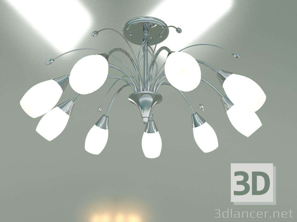 Modelo 3d Candelabro de teto 22080-9 (cromo) - preview