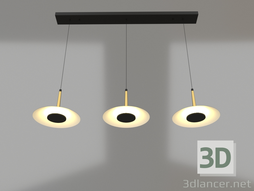 modello 3D Lampada a sospensione (7475) - anteprima