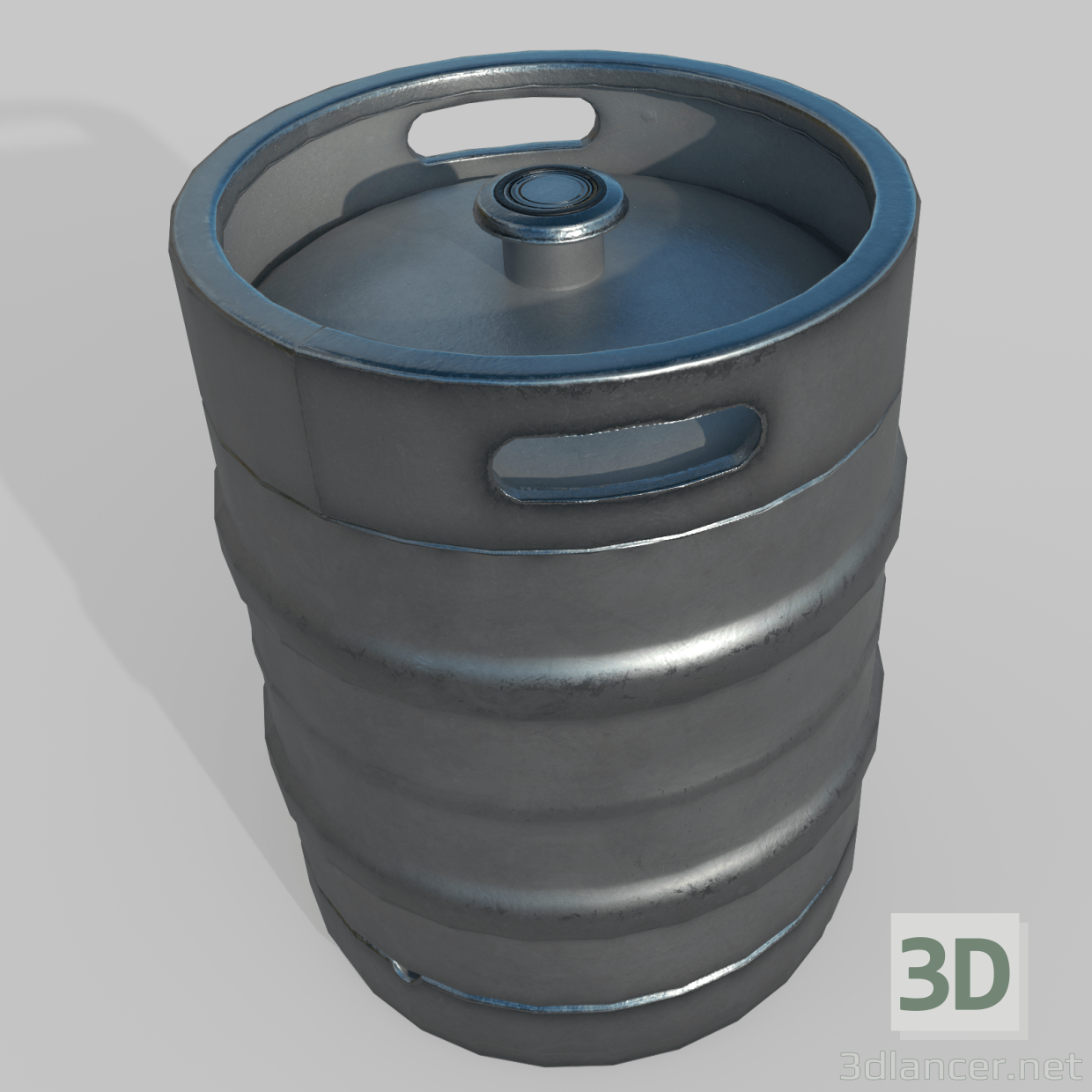 barril de cerveza 3D modelo Compro - render