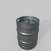 modello 3D di botte di birra comprare - rendering