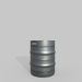 modello 3D di botte di birra comprare - rendering