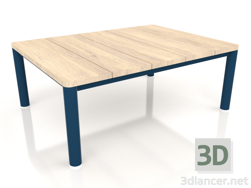 Modelo 3d Mesa de centro 70×94 (azul cinza, madeira Iroko) - preview