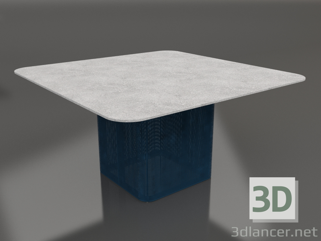 modello 3D Tavolo da pranzo 140 (Grigio blu) - anteprima