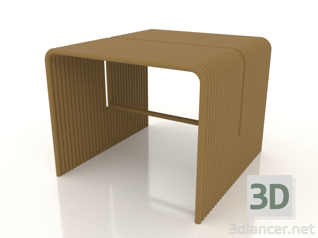 Modelo 3d Mesa de centro (amarela) - preview