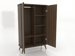 Mobile 4 1000x450x1650 mm (aperto, frassino noce alleggerito)