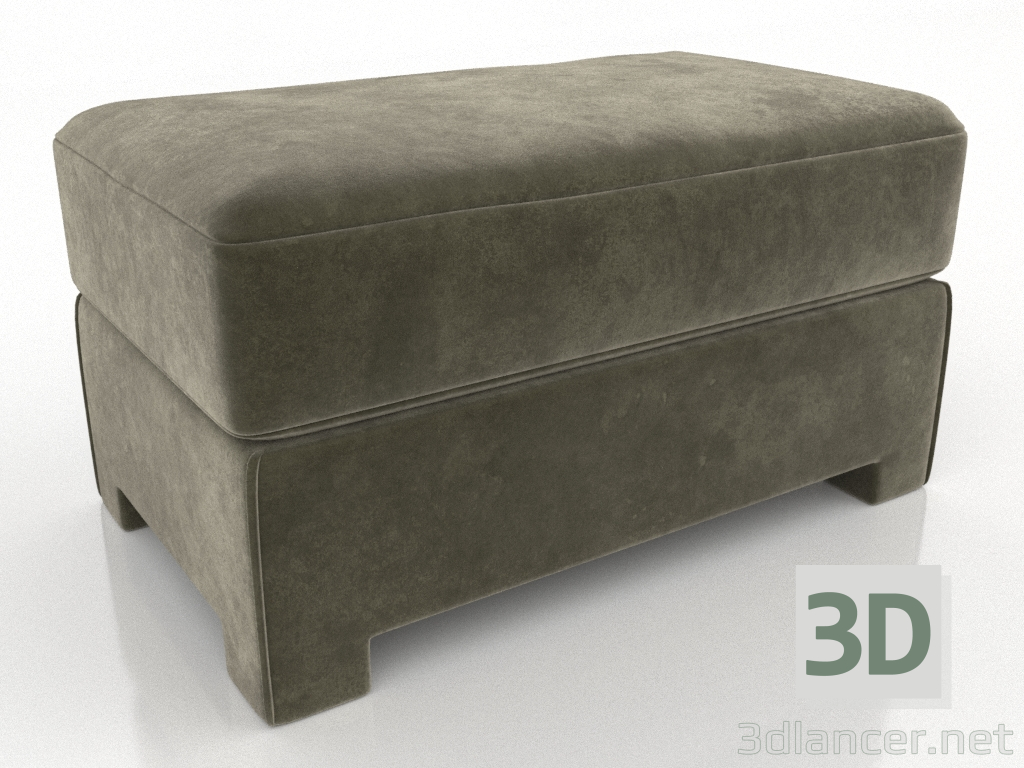modello 3D Pouf PALACE - anteprima modello 3D Pouf PALACE - anteprima