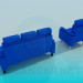 3D Modell Sofa - Vorschau