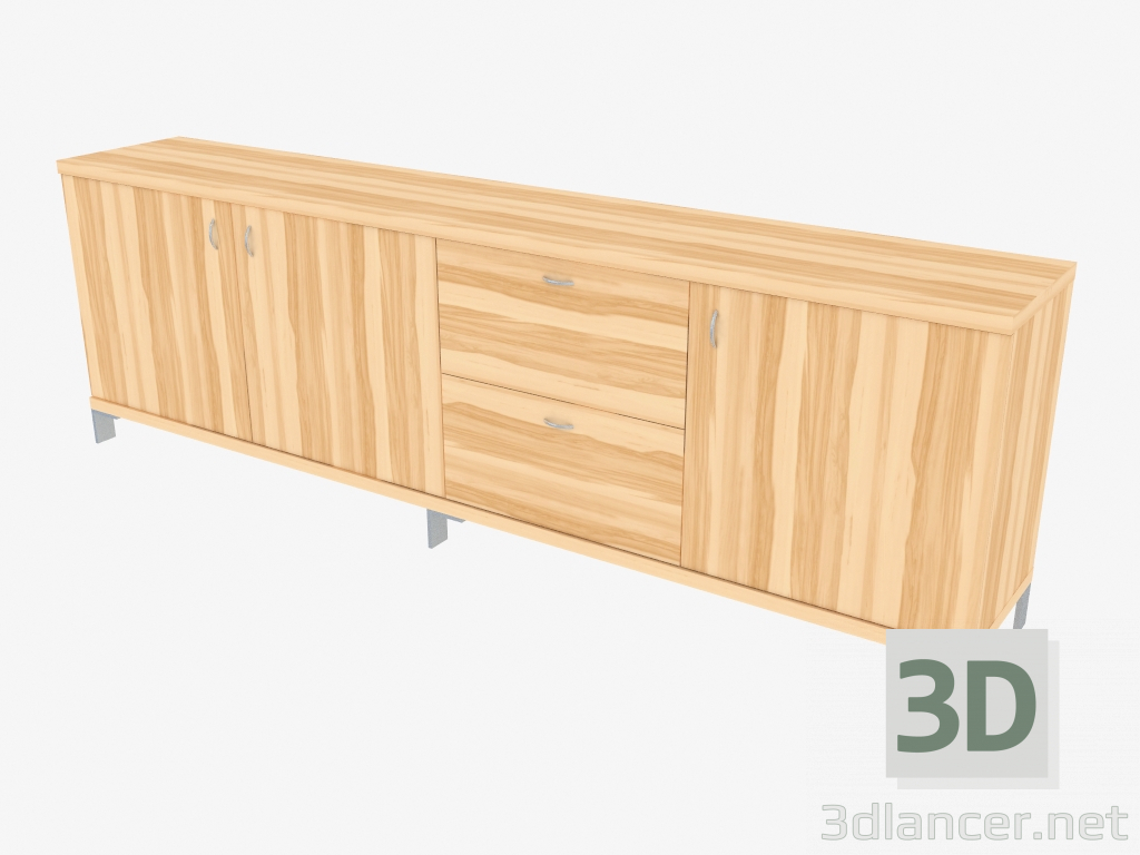 3d model Buffet de cuatro secciones (150-33-1) - vista previa