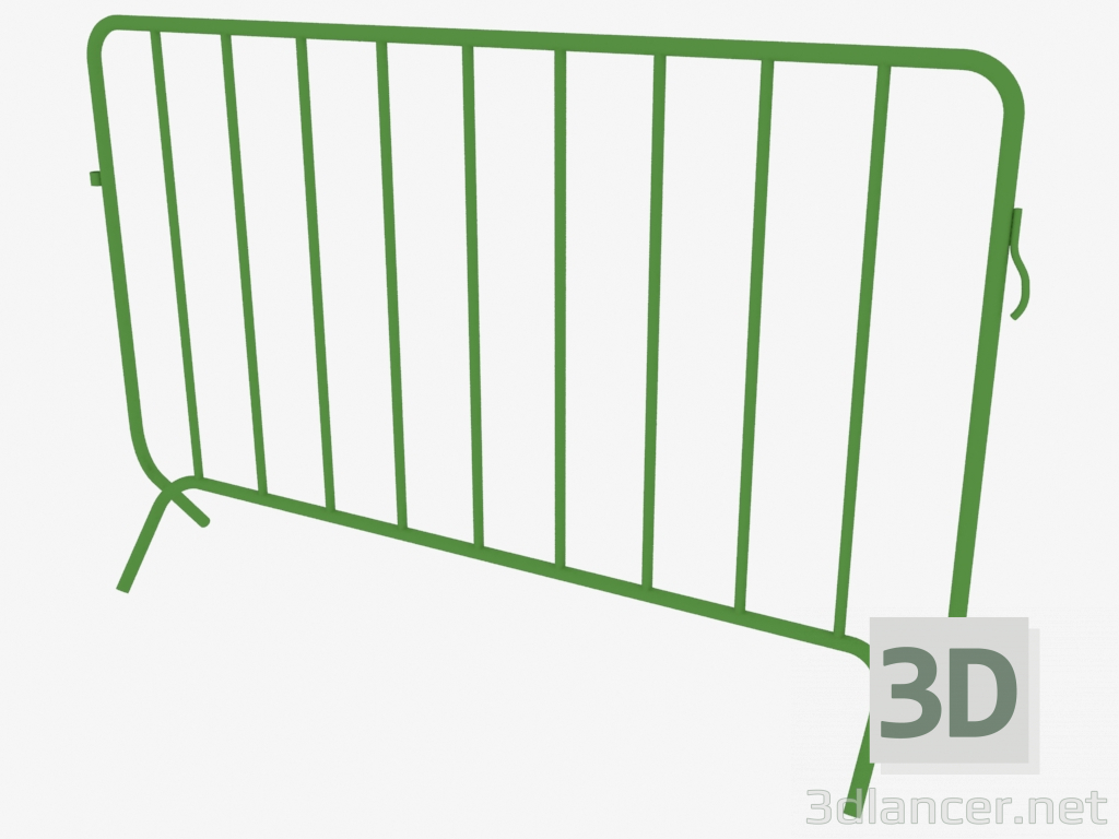 3D Modell Absperrzaun (Mobil) (10011) - Vorschau