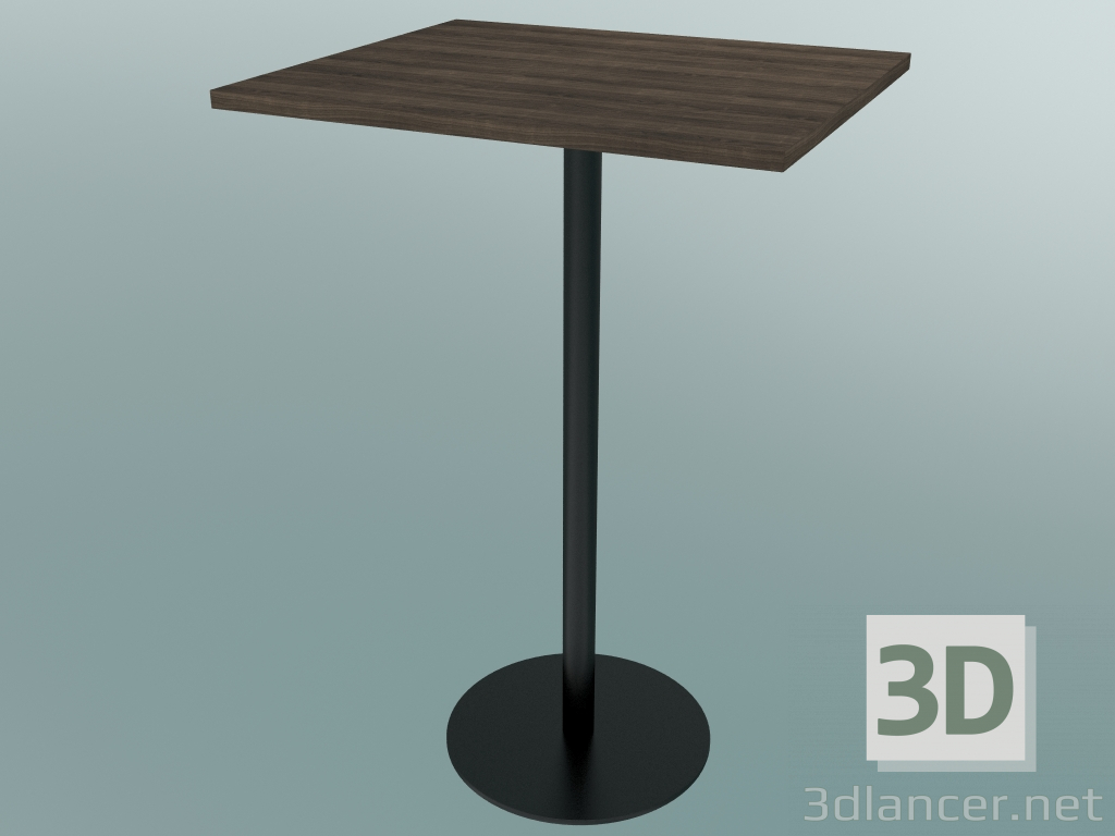 3d model Mesa de comedor Nærvær (NA13, H 102cm, 60x70cm, Roble aceitado ahumado) - vista previa