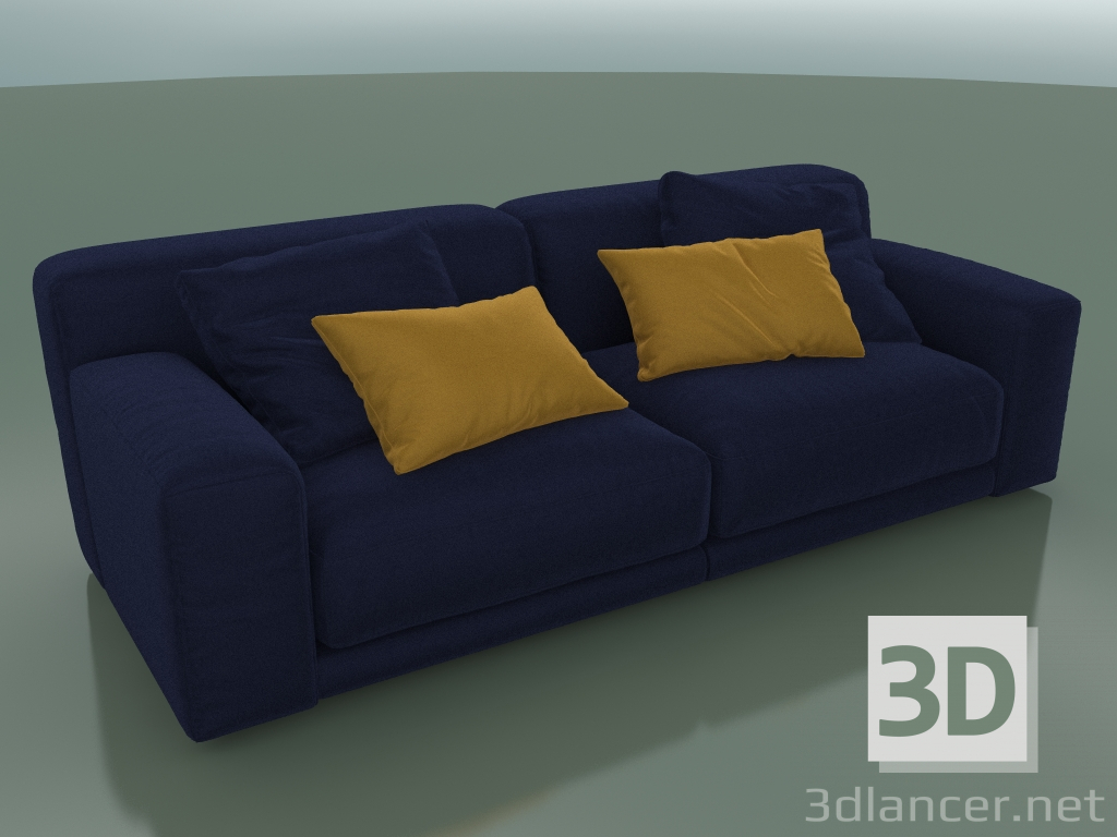 3D Modell Doppelsofa Tutto (2580 x 1150 x 770, 258TU-115) - Vorschau