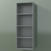 3d model Wall tall cabinet (8DUBCC01, Silver Gray C35, L 36, P 24, H 96 cm) - preview