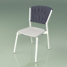 3d model Chair 220 (Metal Milk, Polyurethane Resin Gray, Padded Belt Gray-Blue) - preview