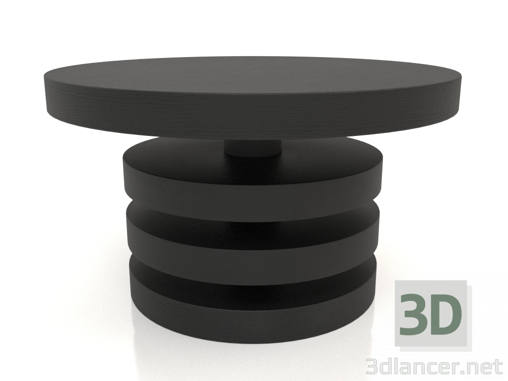 Modelo 3d Mesa de centro JT 04 (D=600x350, madeira preta) - preview