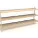 modello 3D Rack ST 02 (1900х400х800, legno bianco) - anteprima