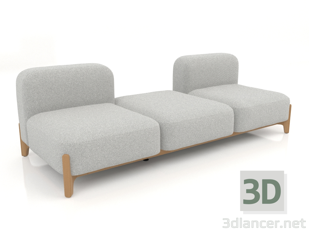 Modelo 3d Sofá modular (composição 08) - preview