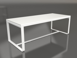 Table à manger 210 (DEKTON Zenith, Blanc)