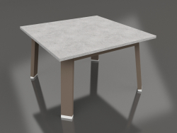 Quadratischer Beistelltisch (Bronze, DEKTON)