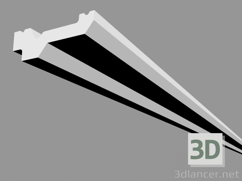 3d model Cornice C360 (200 x 2.1 x 6 cm) - preview