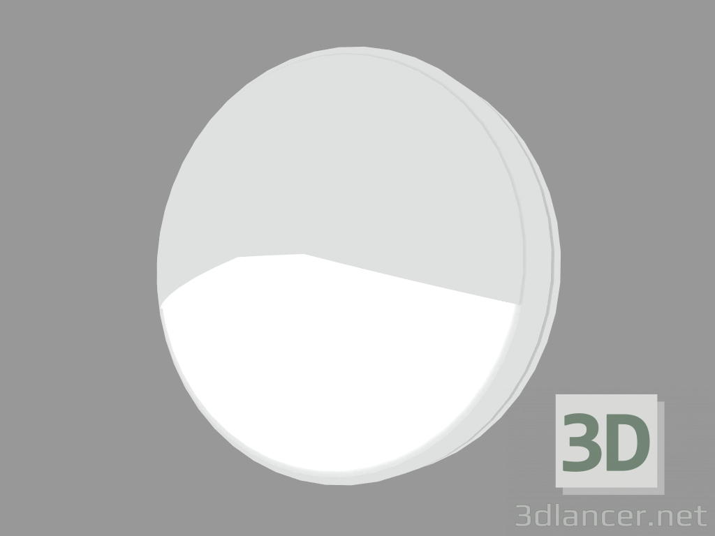 Modelo 3d Luminária de parede VEDO ROUND WITH VISOR DOWN (S6859) - preview