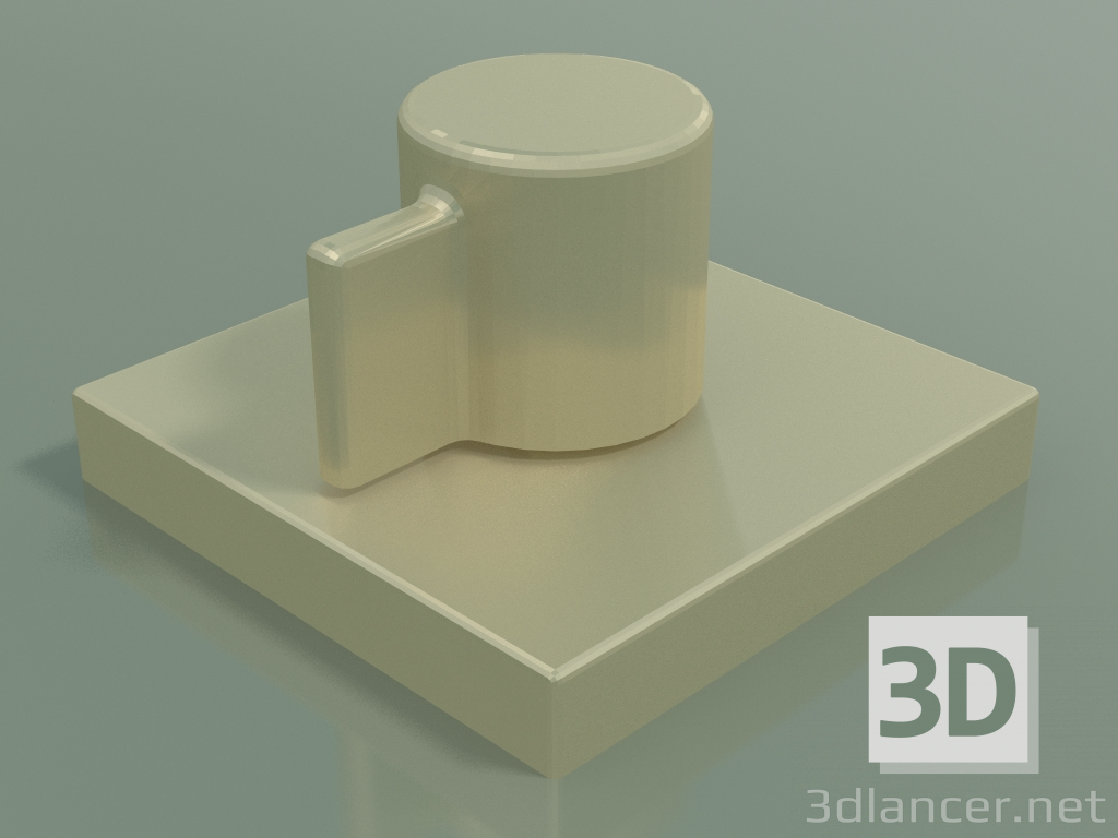 3d model Hot water control knob (20,000 985-28) - preview