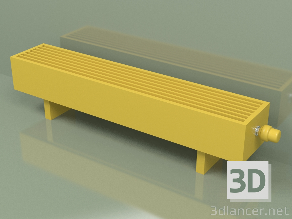 modèle 3D Convecteur - Aura Basic (140x1000x186, RAL 1012) - preview