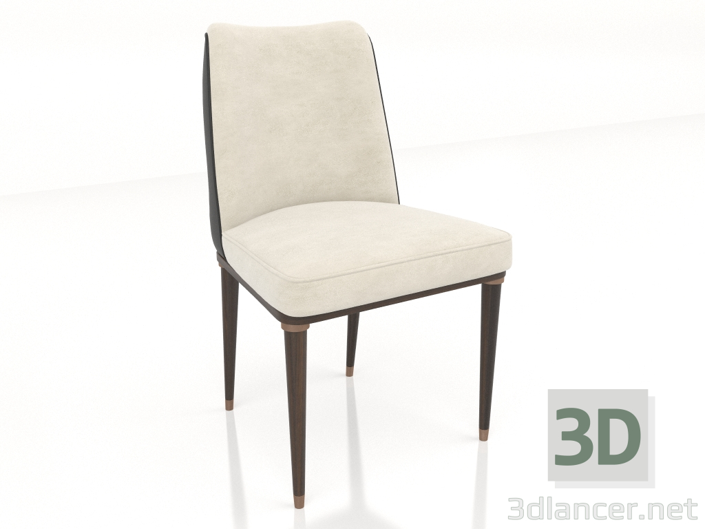 3D modeli Kolçaksız sandalye (S523) - önizleme