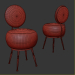 3d Pouf Forte model buy - render