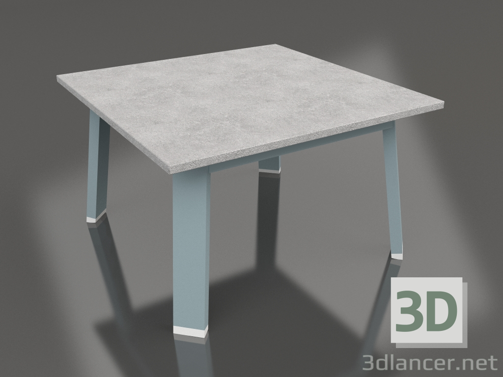 3d model Mesa auxiliar cuadrada (Gris azul, DEKTON) - vista previa