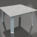 3d model Mesa auxiliar cuadrada (Gris azul, DEKTON) - vista previa