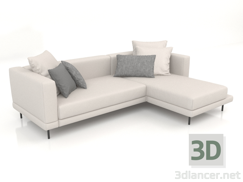 modello 3D Divano Carol 2560 x 1800 (Hercules 21) - anteprima