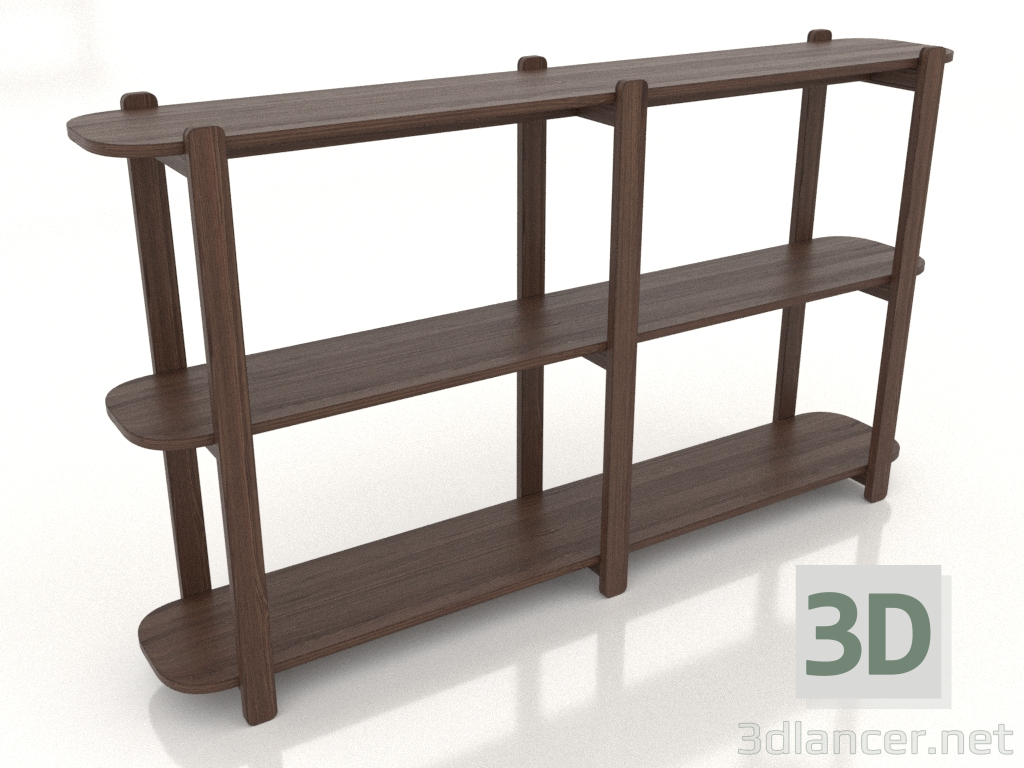 3D Modell Konsole 2 1600 mm (Nussbaum dunkel) - Vorschau